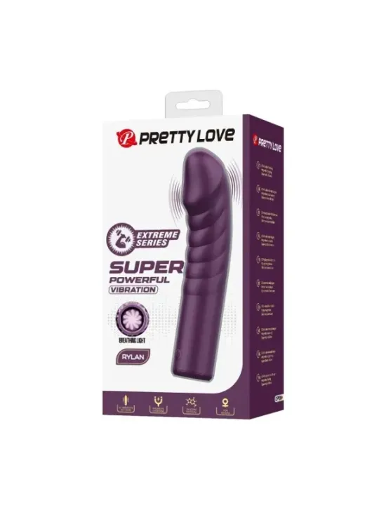 Pretty Love - Vibratore Ricaricabile Ryland 10 Funzioni Viola - HIGH TECH - Magic Wand | erosidea.com