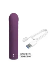 Pretty Love - Vibratore Ricaricabile Ryland 10 Funzioni Viola - HIGH TECH - Magic Wand | erosidea.com