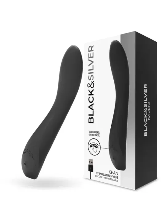 Black&Silver - Vibratore Kean Touch Control - BLACK&SILVER - Vibratori punto G | erosidea.com