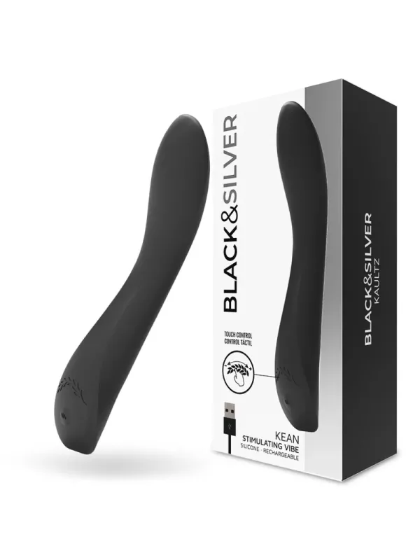 Black&Silver - Vibratore Kean Touch Control - BLACK&SILVER - Vibratori punto G | erosidea.com