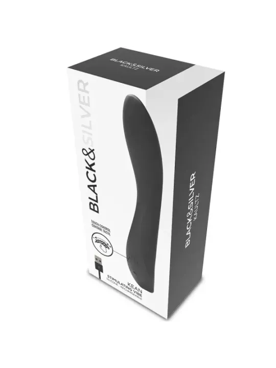 Black&Silver - Vibratore Kean Touch Control - BLACK&SILVER - Vibratori punto G | erosidea.com