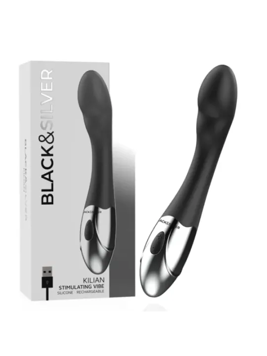 Black&Silver - Vibra Stimolante Kilian - BLACK&SILVER - Vibratori punto G | erosidea.com