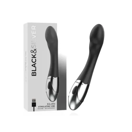 Black&Silver - Vibra Stimolante Kilian - BLACK&SILVER - Vibratori punto G | erosidea.com
