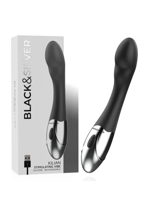 Black&Silver - Vibra Stimolante Kilian - BLACK&SILVER - Vibratori punto G | erosidea.com
