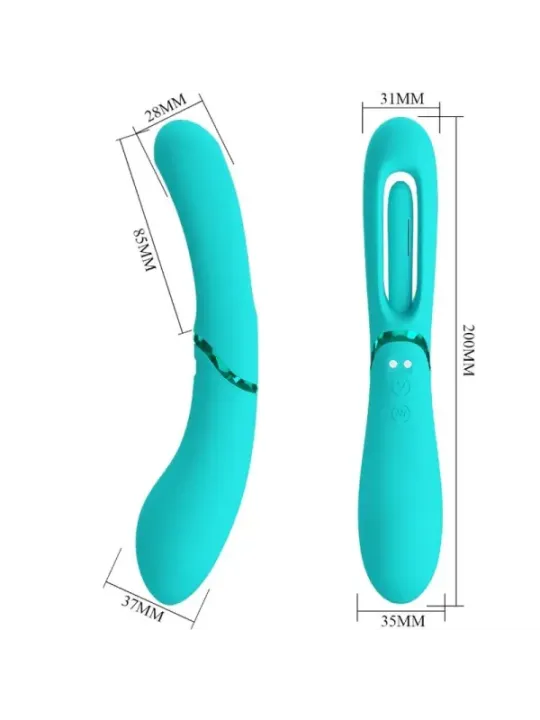 Romance - Vibratore Lexie G-Spot 7 Vibrazioni Blu - ROMANCE - Vibratori punto G | erosidea.com