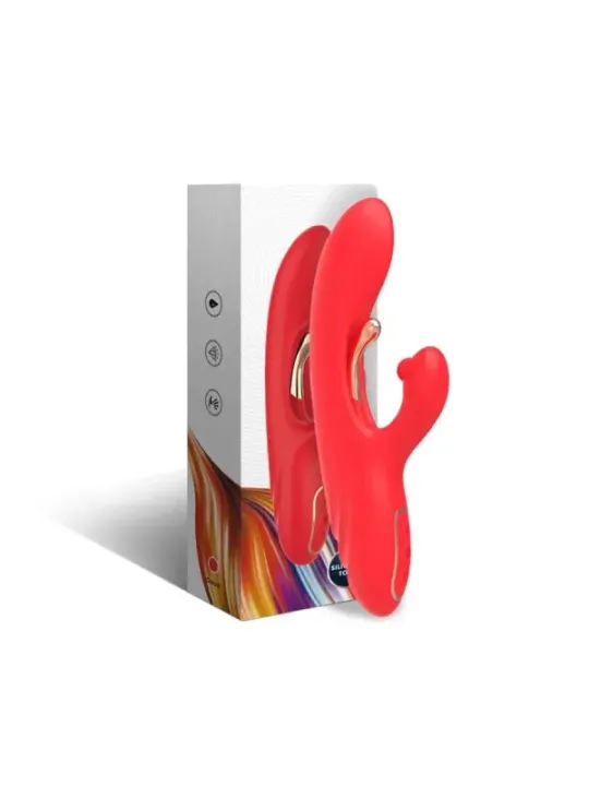 Armony - Vibratore Stimolatore Punto G E Clitoride Con Lingua Oscillante Rosso - ARMONY VIBRATORS - Vibratori punto G | erosidea.com