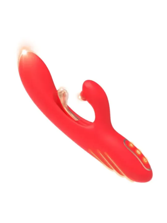 Armony - Vibratore Stimolatore Punto G E Clitoride Con Lingua Oscillante Rosso - ARMONY VIBRATORS - Vibratori punto G | erosidea.com