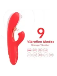 Armony - Vibratore Stimolatore Punto G E Clitoride Con Lingua Oscillante Rosso - ARMONY VIBRATORS - Vibratori punto G | erosidea.com