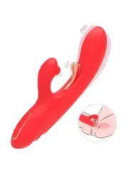 Armony - Vibratore Stimolatore Punto G E Clitoride Con Lingua Oscillante Rosso - ARMONY VIBRATORS - Vibratori punto G | erosidea.com