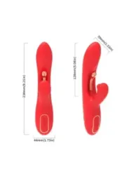 Armony - Vibratore Stimolatore Punto G E Clitoride Con Lingua Oscillante Rosso - ARMONY VIBRATORS - Vibratori punto G | erosidea.com
