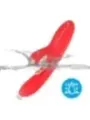 Armony - Vibratore Stimolatore Punto G E Clitoride Con Lingua Oscillante Rosso - ARMONY VIBRATORS - Vibratori punto G | erosidea.com