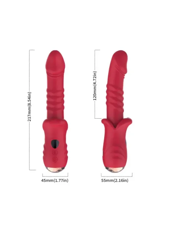 Armony - Point A Dildo Vibratore Stimolante Rosso - ARMONY VIBRATORS - Vibratori punto G | erosidea.com