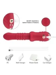 Armony - Point A Dildo Vibratore Stimolante Rosso - ARMONY VIBRATORS - Vibratori punto G | erosidea.com