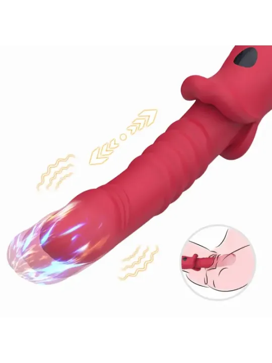 Armony - Point A Dildo Vibratore Stimolante Rosso - ARMONY VIBRATORS - Vibratori punto G | erosidea.com