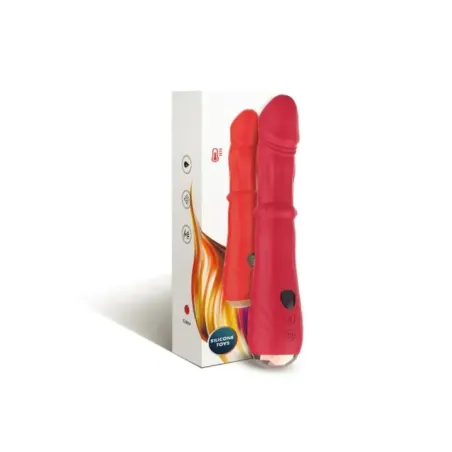 Armony - Dildo Vibratore Stimolatore Punto A Termoregolabile Rosso - ARMONY VIBRATORS - Vibratori punto G | erosidea.com