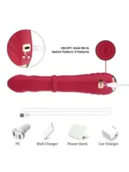Armony - Dildo Vibratore Stimolatore Punto A Termoregolabile Rosso - ARMONY VIBRATORS - Vibratori punto G | erosidea.com
