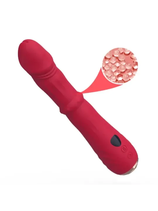 Armony - Dildo Vibratore Stimolatore Punto A Termoregolabile Rosso - ARMONY VIBRATORS - Vibratori punto G | erosidea.com