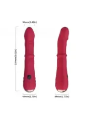 Armony - Dildo Vibratore Stimolatore Punto A Termoregolabile Rosso - ARMONY VIBRATORS - Vibratori punto G | erosidea.com