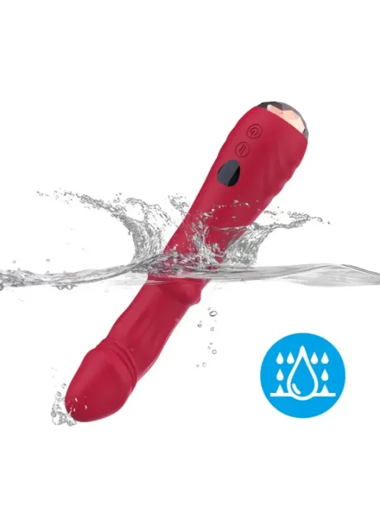 Armony - Dildo Vibratore Stimolatore Punto A Termoregolabile Rosso - ARMONY VIBRATORS - Vibratori punto G | erosidea.com