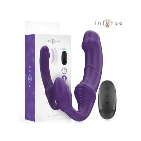 Intense - Jill Doppio Vibratore 20 Cm Viola Telecomando - INTENSE REMOTE CONTROL - Vibratori punto G | erosidea.com