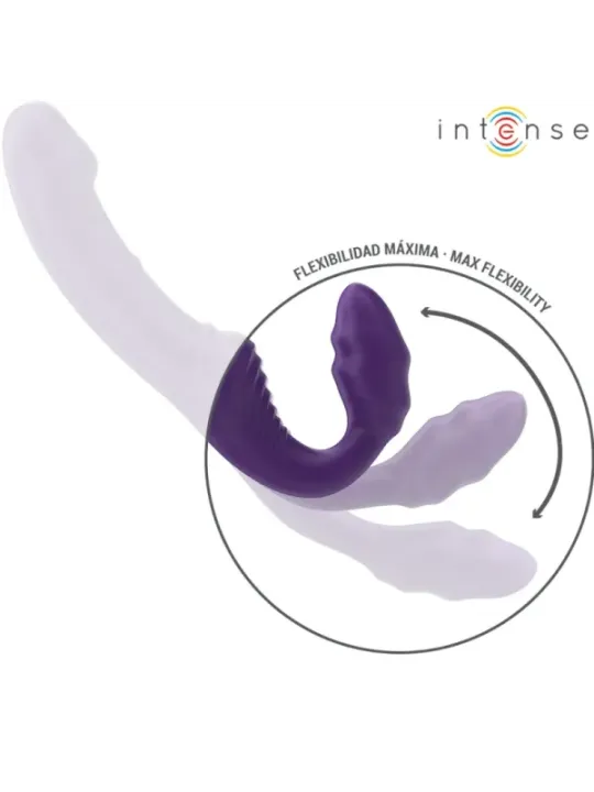 Intense - Jill Doppio Vibratore 20 Cm Viola Telecomando - INTENSE REMOTE CONTROL - Vibratori punto G | erosidea.com