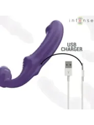 Intense - Jill Doppio Vibratore 20 Cm Viola Telecomando - INTENSE REMOTE CONTROL - Vibratori punto G | erosidea.com