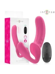 Intense - Amy Doppio Vibratore 20 Cm Rosa Telecomando - INTENSE REMOTE CONTROL - Vibratori punto G | erosidea.com