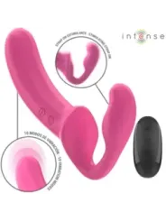 Intense - Amy Doppio Vibratore 20 Cm Rosa Telecomando - INTENSE REMOTE CONTROL - Vibratori punto G | erosidea.com