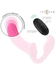 Intense - Amy Doppio Vibratore 20 Cm Rosa Telecomando - INTENSE REMOTE CONTROL - Vibratori punto G | erosidea.com