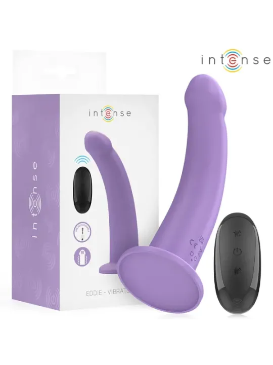 Intense - Vibratore Eddie 175 Cm 10 Vibrazioni Viola Telecomando - INTENSE REMOTE CONTROL - Vibratori punto G | erosidea.com
