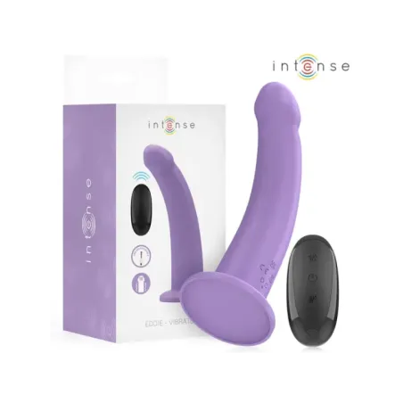 Intense - Vibratore Eddie 175 Cm 10 Vibrazioni Viola Telecomando - INTENSE REMOTE CONTROL - Vibratori punto G | erosidea.com