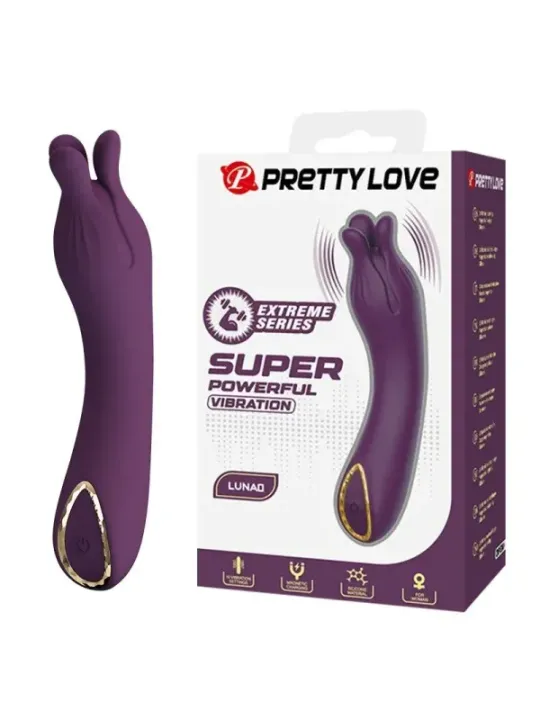Pretty Love - Vibratore Ricaricabile Lunao 10 Funzioni Viola - HIGH TECH - Vibratori punto G | erosidea.com