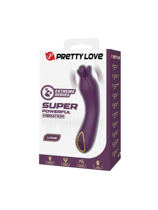 Pretty Love - Vibratore Ricaricabile Lunao 10 Funzioni Viola - HIGH TECH - Vibratori punto G | erosidea.com