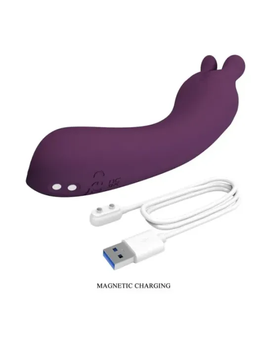 Pretty Love - Vibratore Ricaricabile Lunao 10 Funzioni Viola - HIGH TECH - Vibratori punto G | erosidea.com