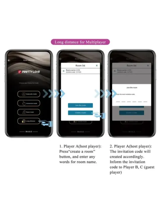 Pretty Love - Uovo Vibrante Con Controllo Tramite App Pulsen 12 Funzioni Ricaricabile Rosa - APP SERIES - Vibratori con App | erosidea.com