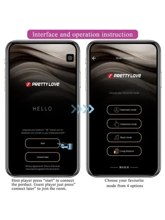 Pretty Love - Uovo Vibrante Con Controllo Tramite App Pulsen 12 Funzioni Ricaricabile Rosa - APP SERIES - Vibratori con App | erosidea.com