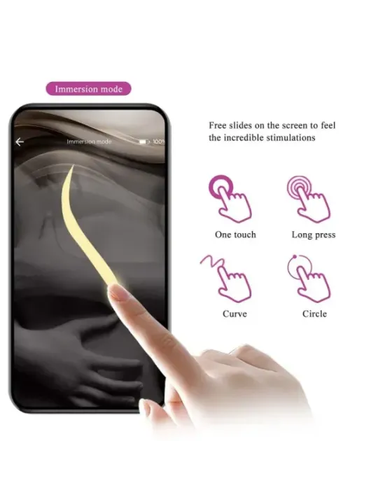 Pretty Love - Uovo Vibrante Con Controllo Tramite App Pulsen 12 Funzioni Ricaricabile Rosa - APP SERIES - Vibratori con App | erosidea.com