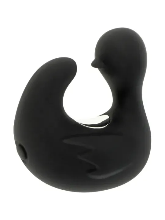 Black&Silver - Duckymania Ditale Ricaricabile Stimolante D'anatra In Silicone - BLACK&SILVER - Vibratori Mini | erosidea.com