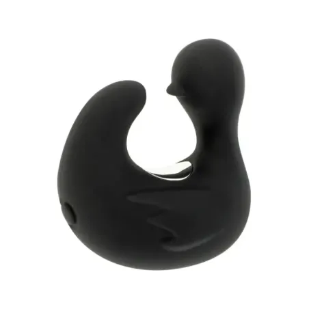 Black&Silver - Duckymania Ditale Ricaricabile Stimolante D'anatra In Silicone - BLACK&SILVER - Vibratori Mini | erosidea.com