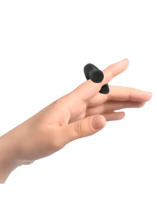 Black&Silver - Duckymania Ditale Ricaricabile Stimolante D'anatra In Silicone - BLACK&SILVER - Vibratori Mini | erosidea.com