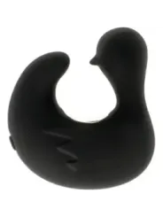 Black&Silver - Duckymania Ditale Ricaricabile Stimolante D'anatra In Silicone - BLACK&SILVER - Vibratori Mini | erosidea.com