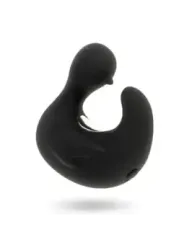 Black&Silver - Duckymania Ditale Ricaricabile Stimolante D'anatra In Silicone - BLACK&SILVER - Vibratori Mini | erosidea.com