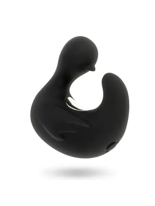 Black&Silver - Duckymania Ditale Ricaricabile Stimolante D'anatra In Silicone - BLACK&SILVER - Vibratori Mini | erosidea.com