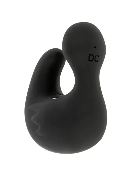 Black&Silver - Duckymania Ditale Ricaricabile Stimolante D'anatra In Silicone - BLACK&SILVER - Vibratori Mini | erosidea.com