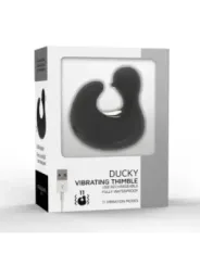 Black&Silver - Duckymania Ditale Ricaricabile Stimolante D'anatra In Silicone - BLACK&SILVER - Vibratori Mini | erosidea.com