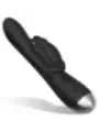 Black&Silver - Dj. Stimolatore Coniglio In Silicone Ricaricabile Adam Nero - BLACK&SILVER - Vibratori Rabbit | erosidea.com