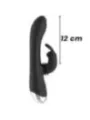 Black&Silver - Dj. Stimolatore Coniglio In Silicone Ricaricabile Adam Nero - BLACK&SILVER - Vibratori Rabbit | erosidea.com