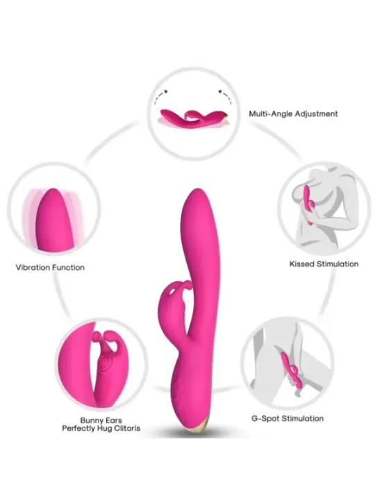 Armony - Bonnie Vibratore Coniglio Fucsia - ARMONY VIBRATORS - Vibratori Rabbit | erosidea.com
