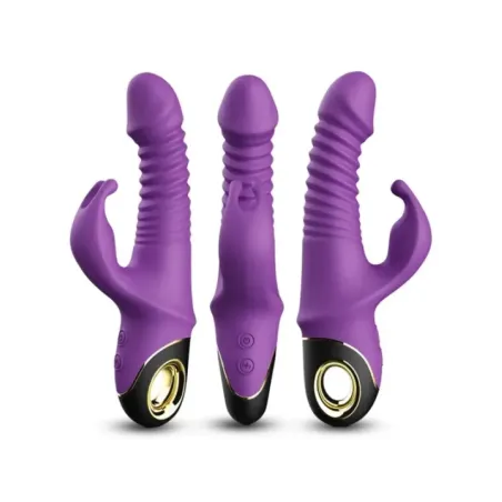 Armony - Vibratore Zing Dildo Coniglio Viola - ARMONY VIBRATORS - Vibratori Rabbit | erosidea.com