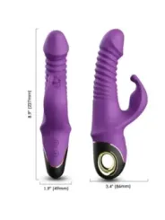 Armony - Vibratore Zing Dildo Coniglio Viola - ARMONY VIBRATORS - Vibratori Rabbit | erosidea.com